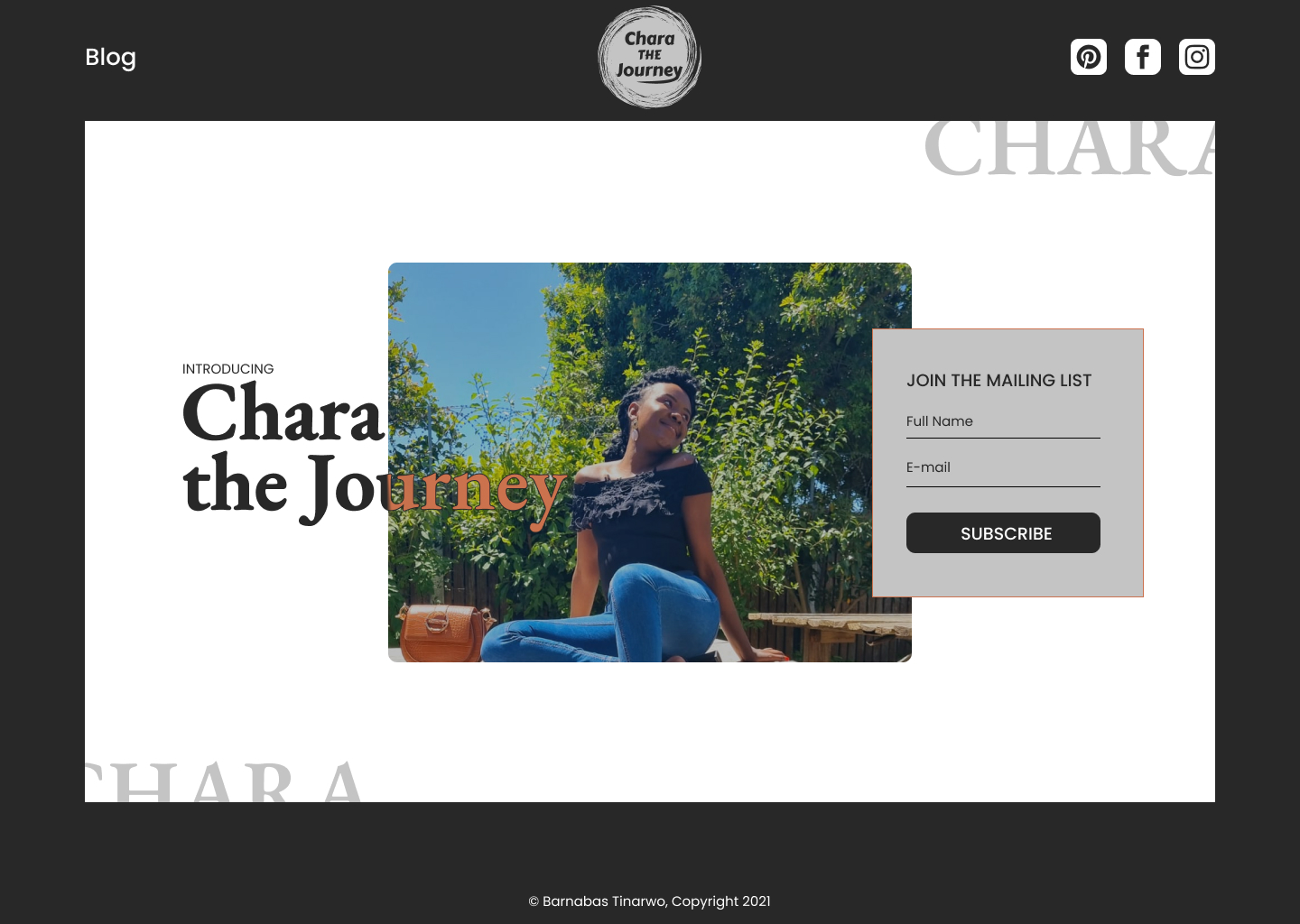 A mockup of a project