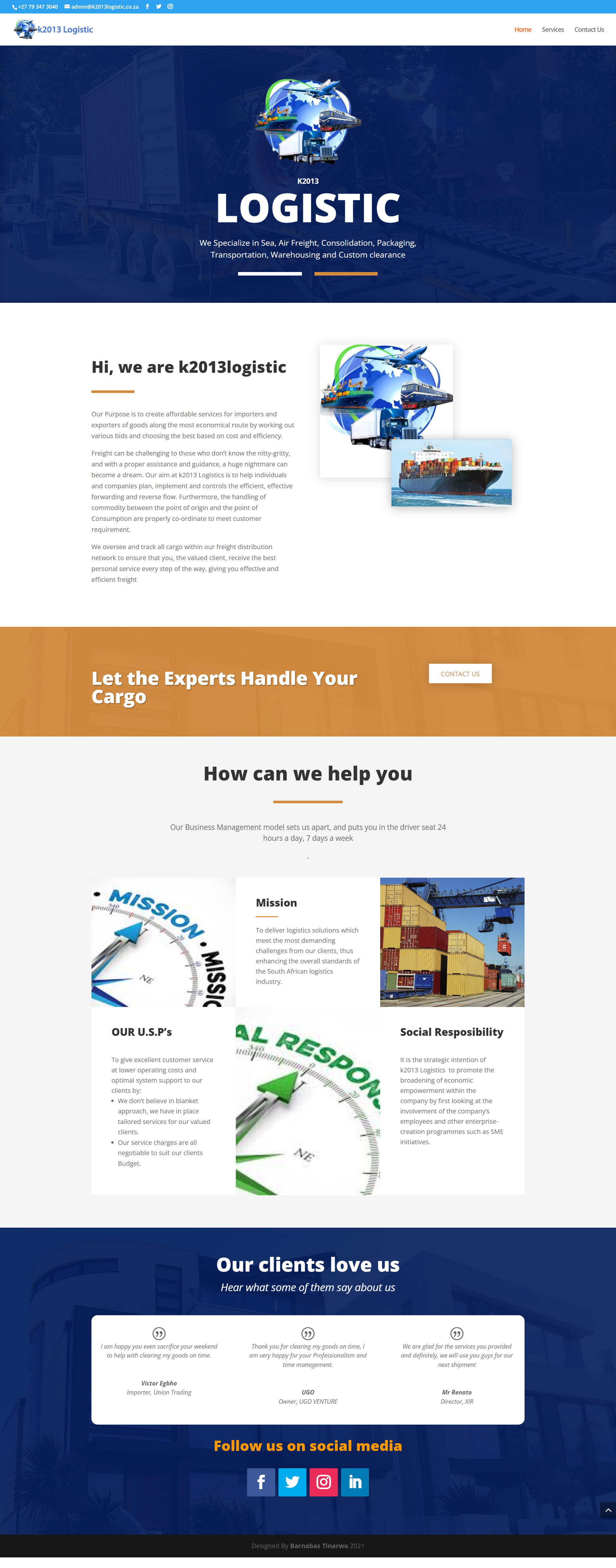 A screenshot of web page