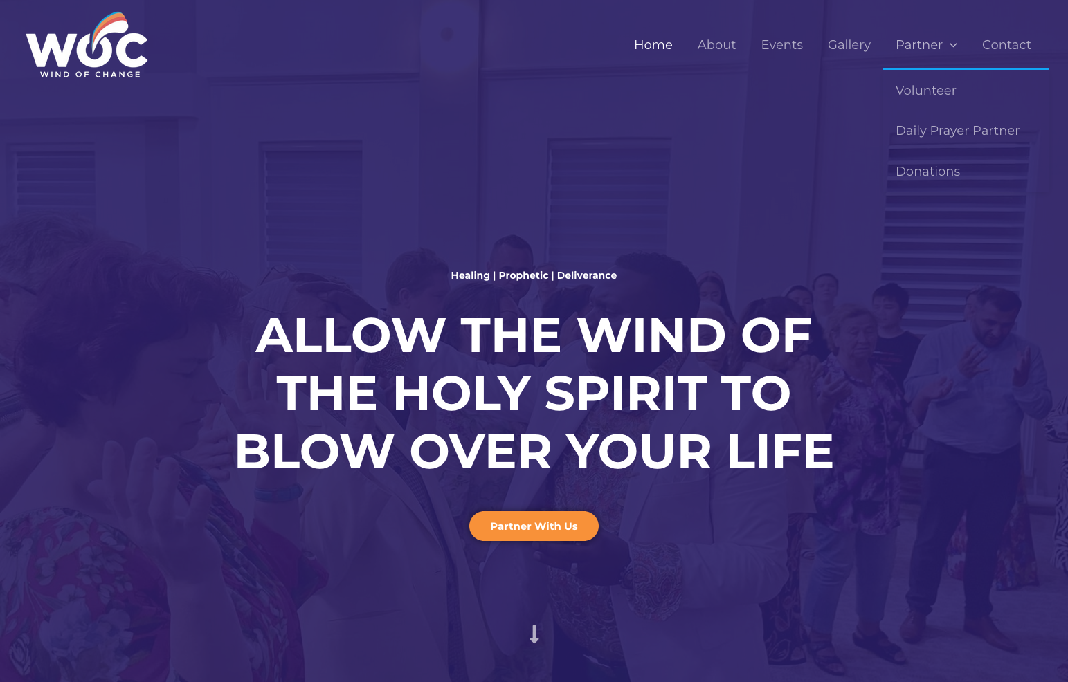 A mockup of a project